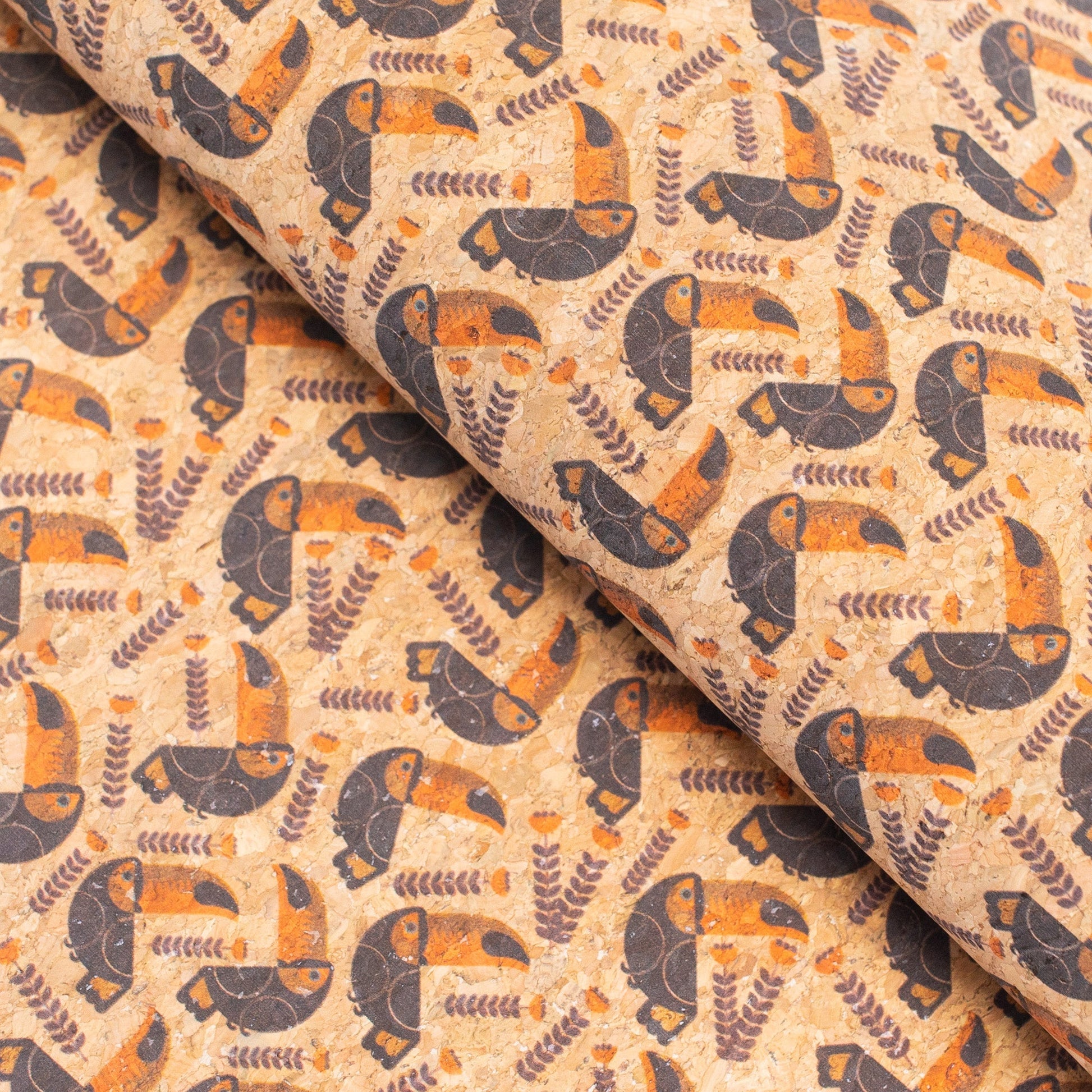 Pecan and Twig Vegan Cork Fabric | THE CORK COLLECTION