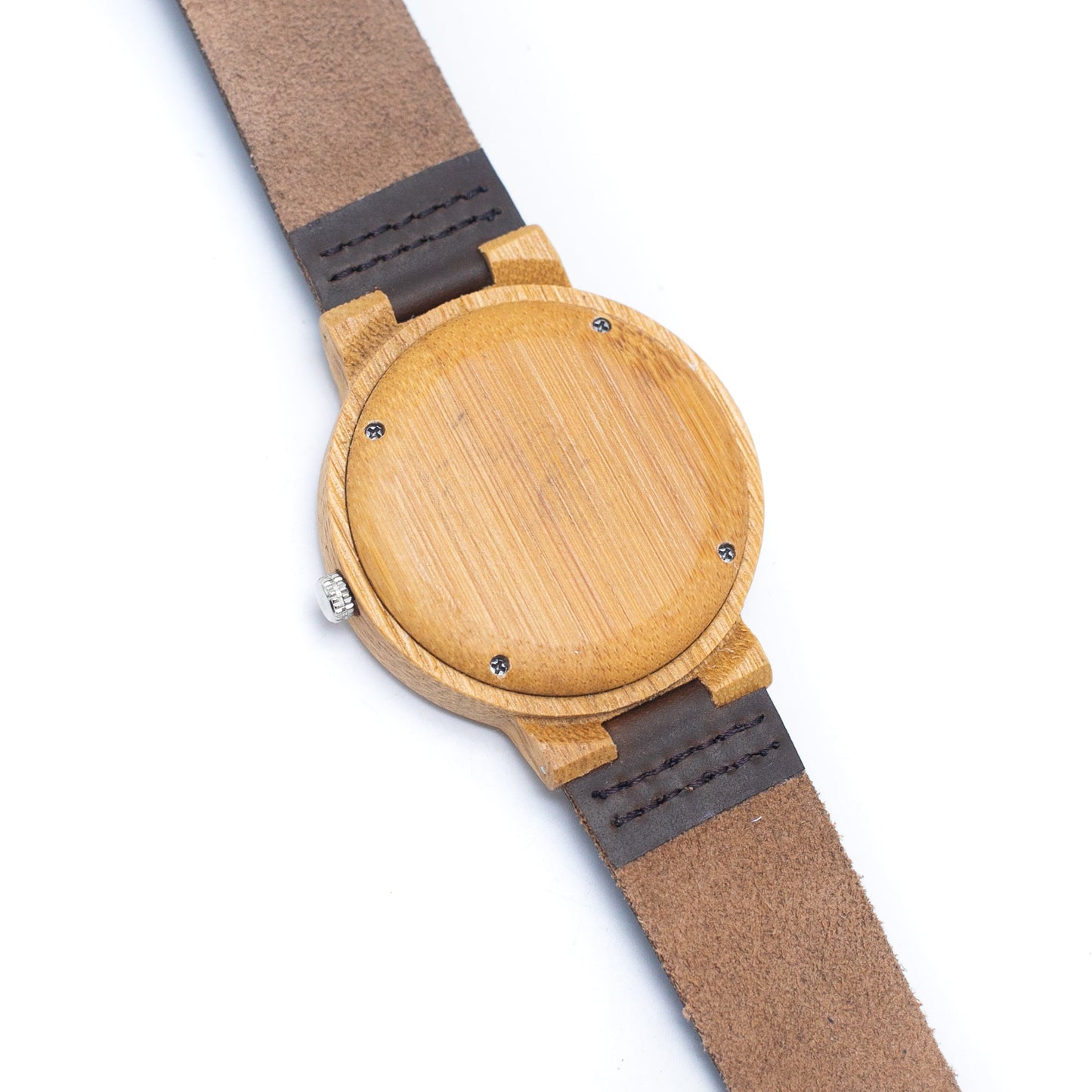 Men's Eco Bamboo Watch w/ Natural Leather Strap | THE CORK COLLECTION