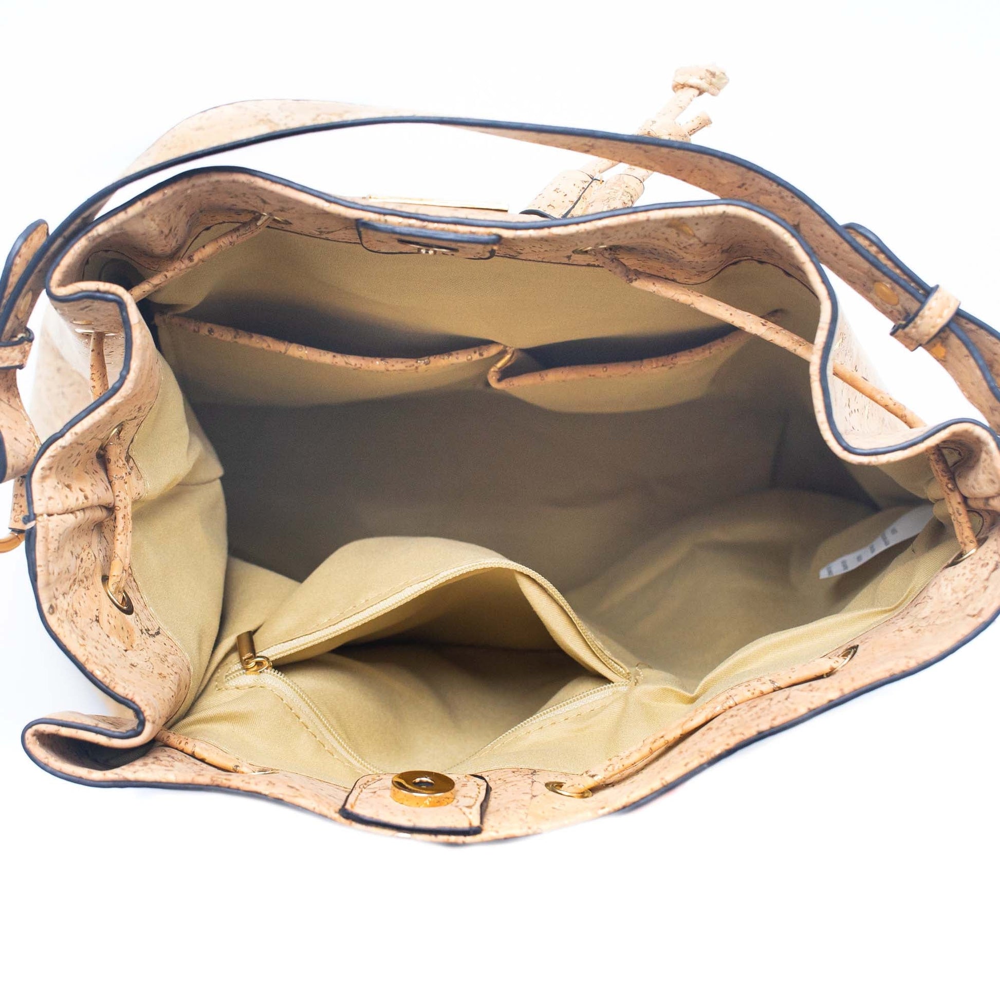 Natural Cork Molten Gold Potli Vegan Bag | THE CORK COLLECTION