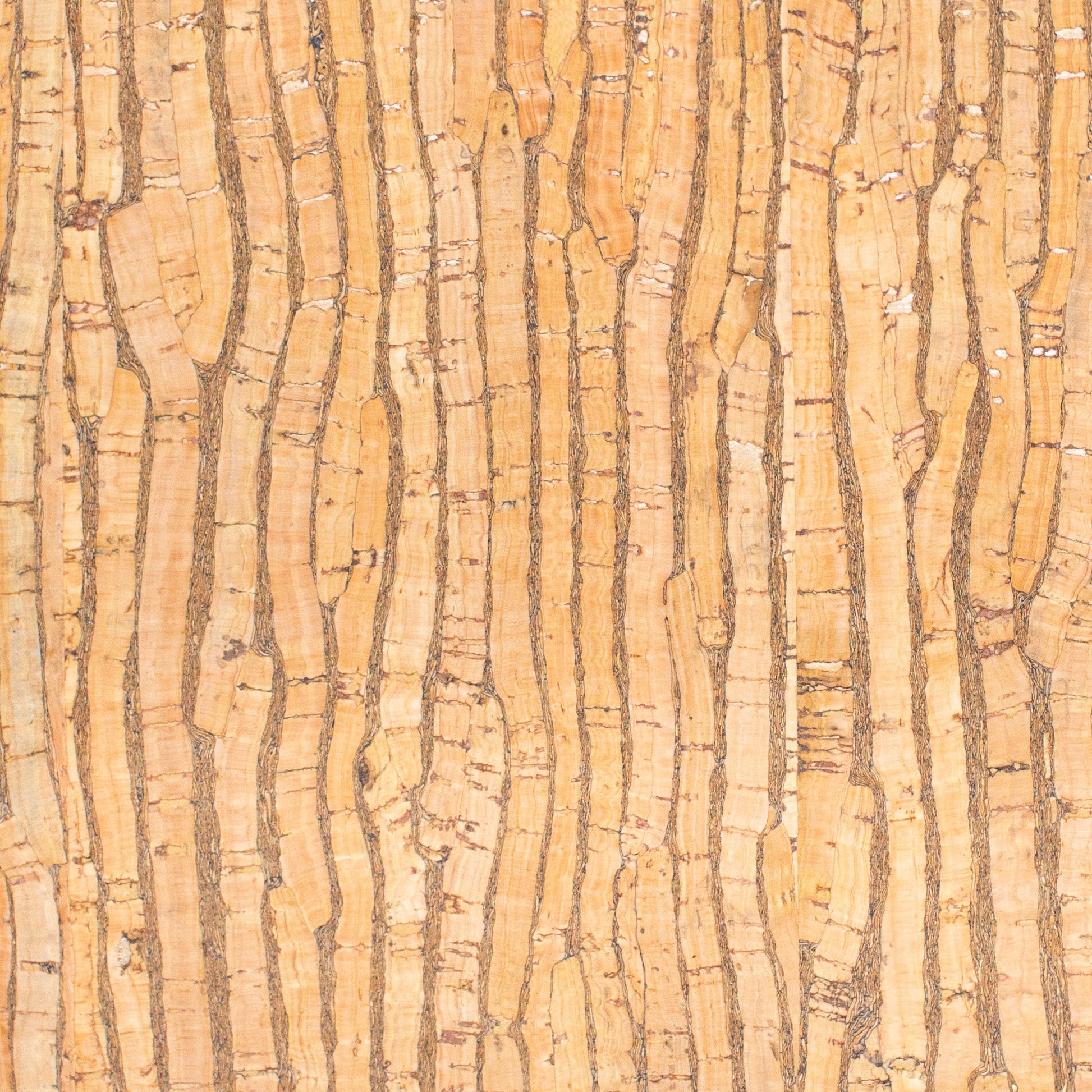 Natural w/ Stripes Portuguese Cork Fabric | THE CORK COLLECTION