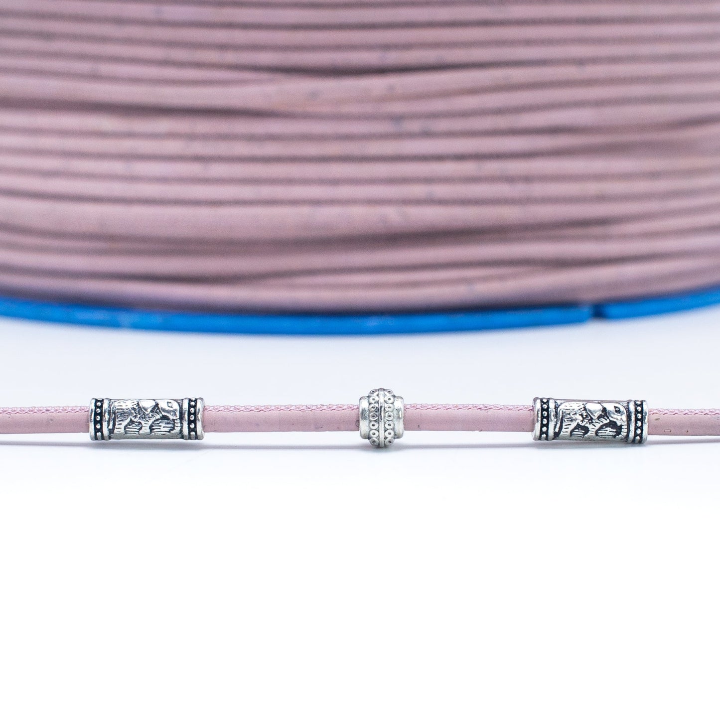 Pink 3mm Round Cork Cord | THE CORK COLLECTION