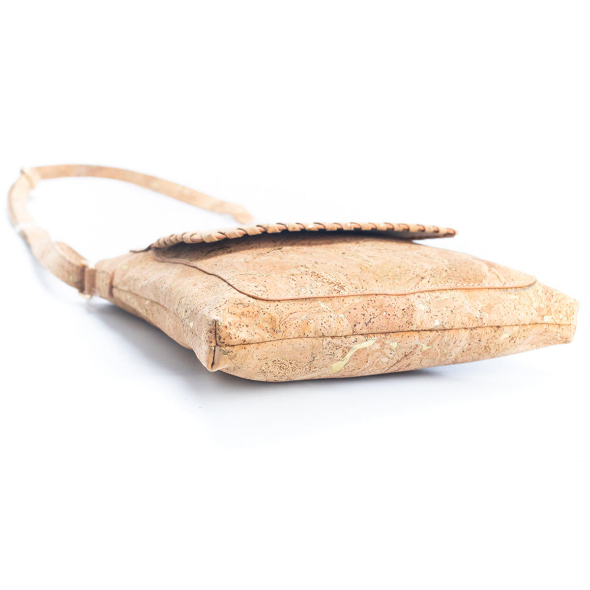 Natural Cork w/ Gold & Silver Accents Women's Crossbody Bag | THE CORK COLLECTION