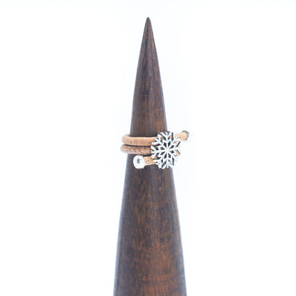 Snowflake Vintage Women's Cork Ring RW-028-MIX-10