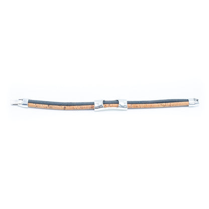 Bracelet en liège naturel fait main BRW-022-MIX-5