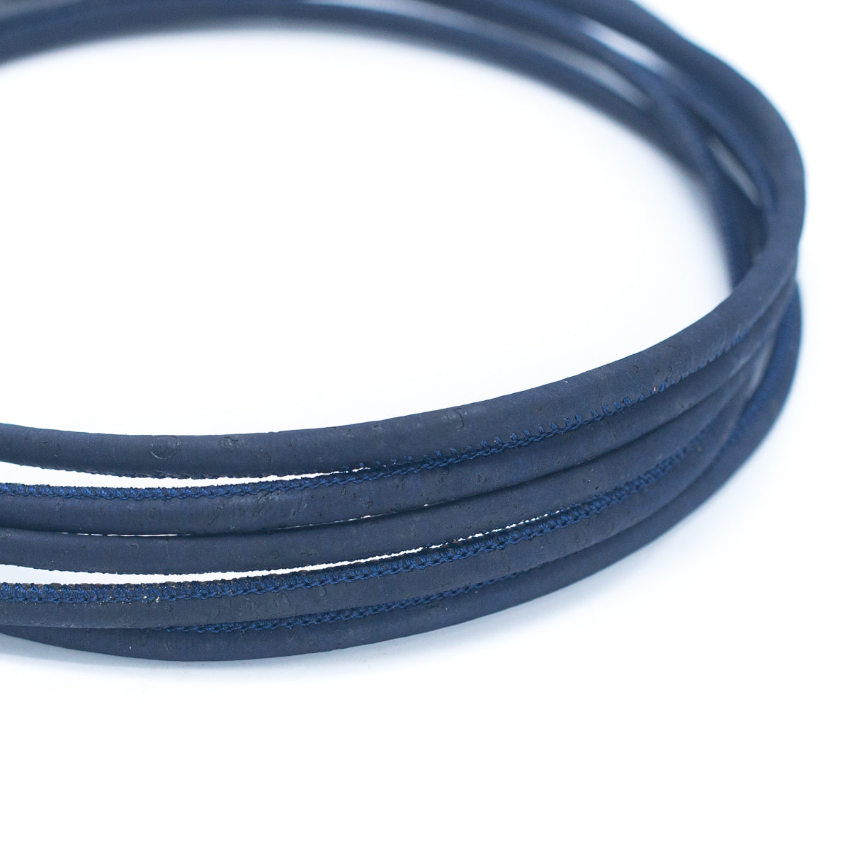 10 mètres de cordon de liège de couleur bleue de 5 mm COR-541 