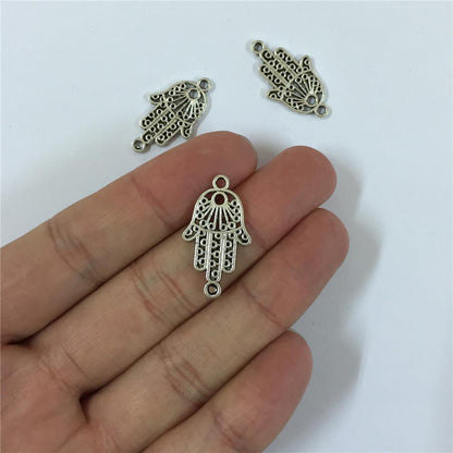 20 unités argent antique petite main de fatima pendentif charmes bijoux trouver des fournisseurs D-3-119 