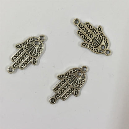 20 units antique sliver small hand of fatima pendant charms jewelry finding suppliers D-3-119