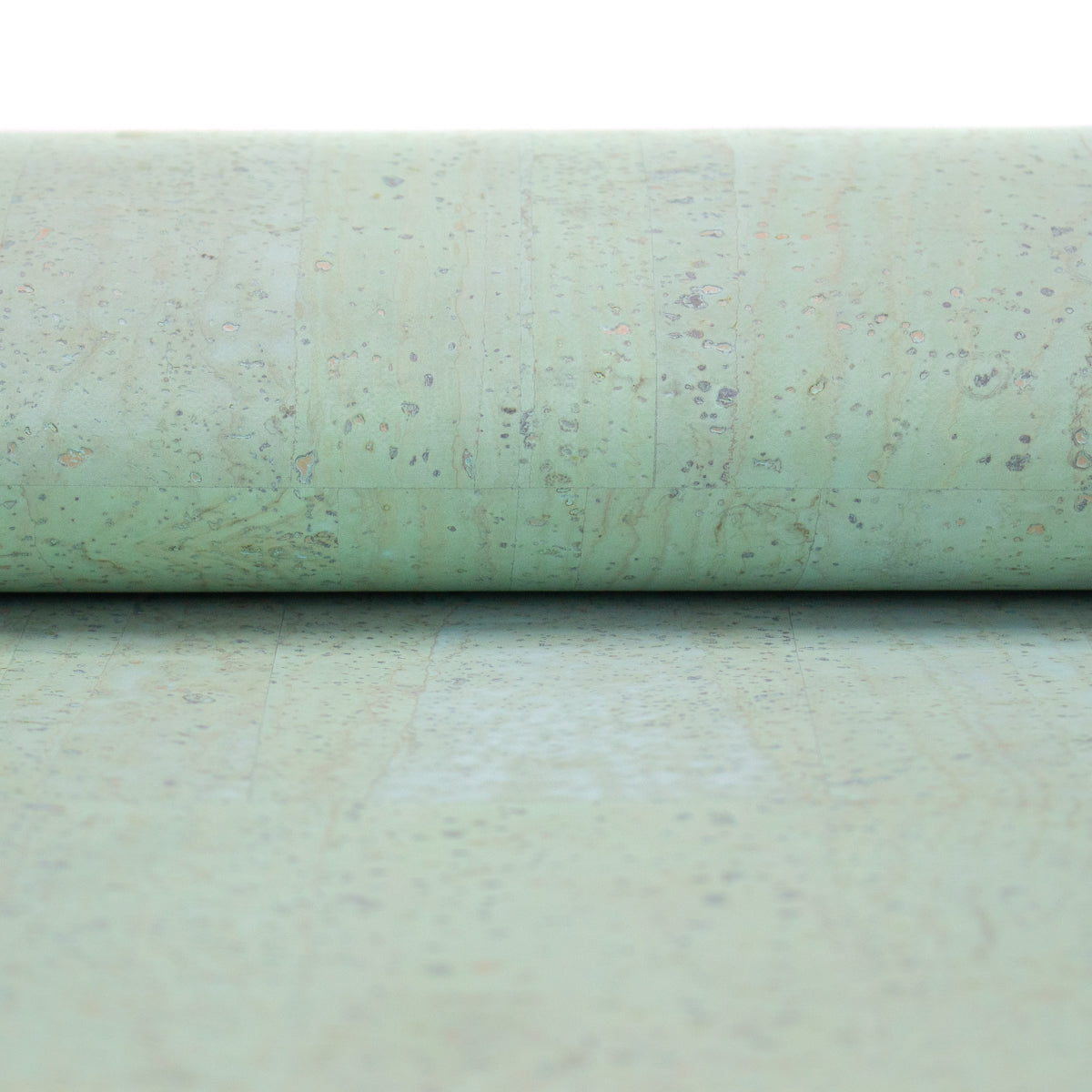 Tissu de liège portugais vert pastel COF-370