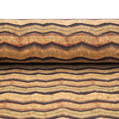 Brushy Mountain Waves Vegan Cork Fabric | THE CORK COLLECTION