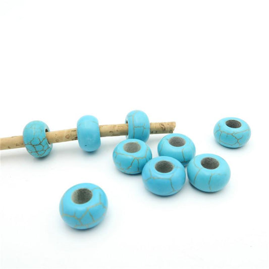 20 units for 5mm round blue turquoise beads jewelry supplies jewelry finding D-5-5-37
