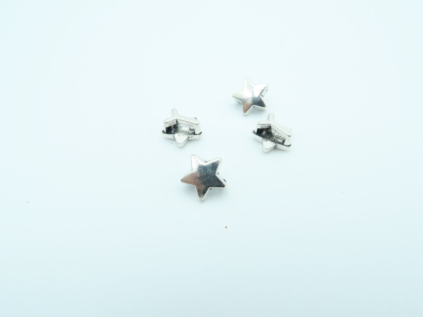 20pcs For 5mm flat leather, Antique silver Star, jewelry supplies jewelry finding D-1-5-1