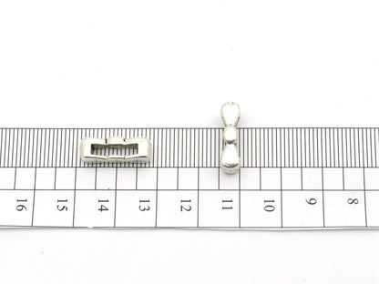 20pcs For 10mm flat leather Antique Silver Tie Slider jewelry supplies jewelry finding D-1-10-108