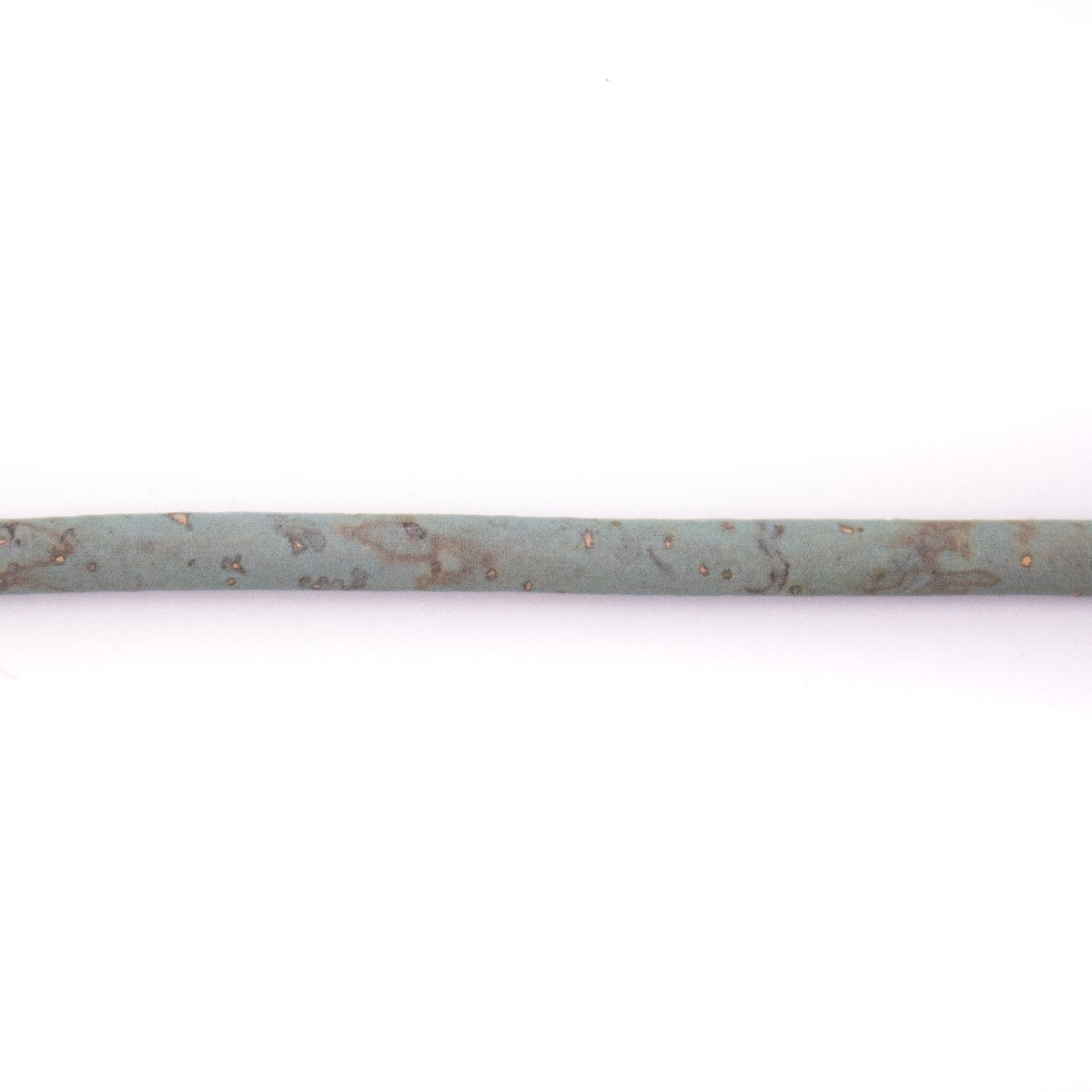 10 mètres de cordon rond en liège naturel bleu clair 5 mm COR-441 
