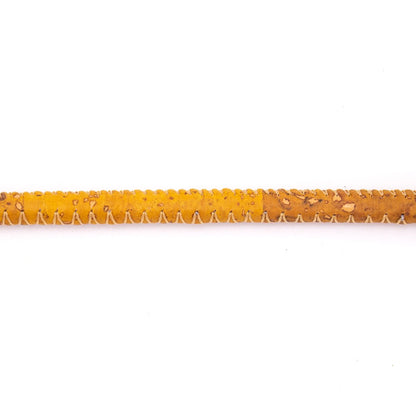 10 mètres de cordon de liège rond naturel jaune mélange 5 mm COR-412 
