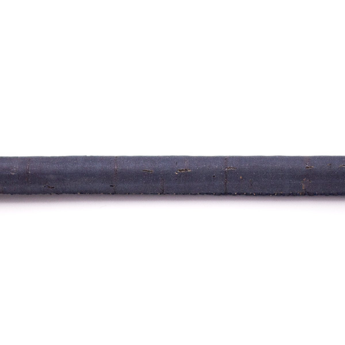 10 mètres de cordon de liège rond bleu marine foncé 8 mm COR-430 