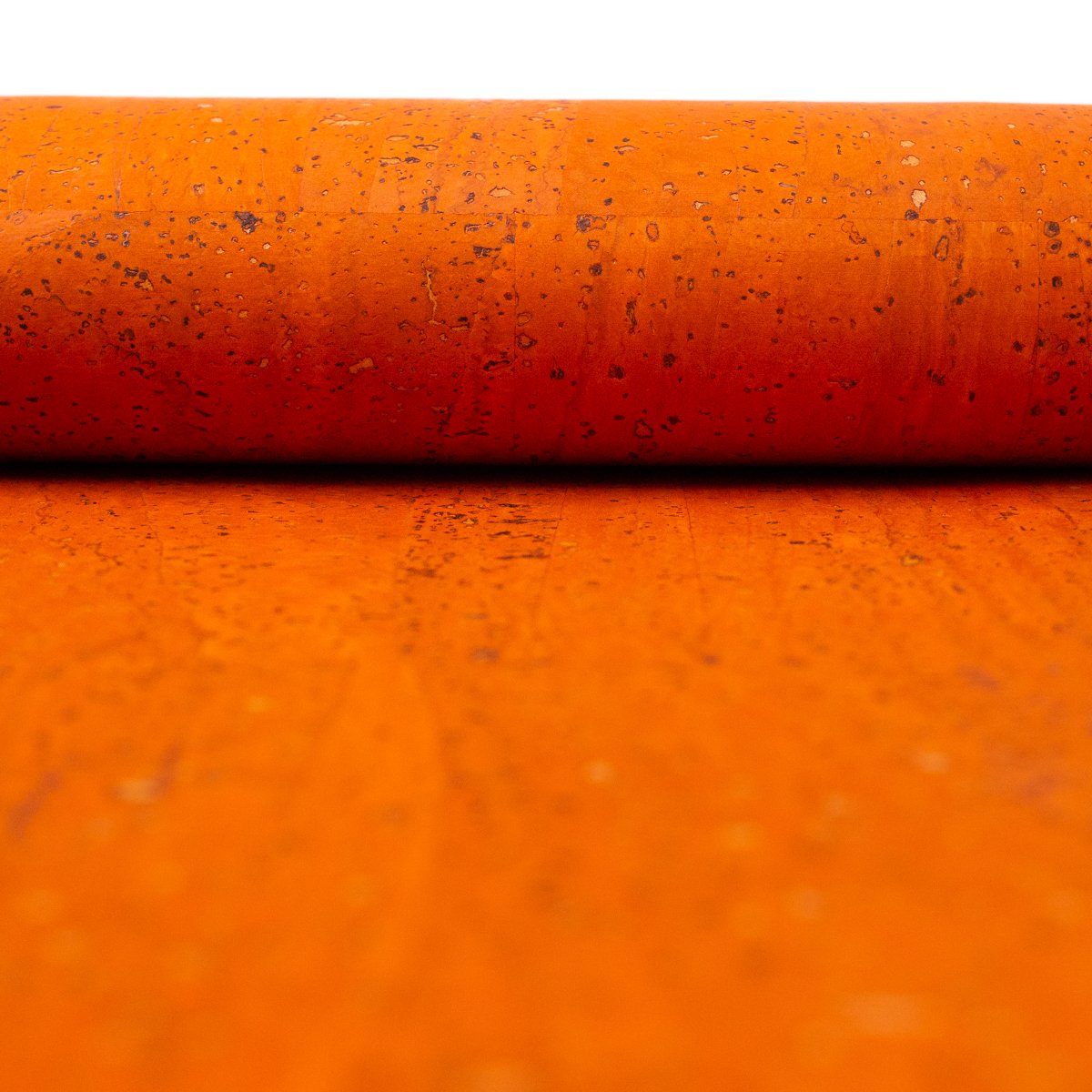 Orange Portuguese Cork Fabric COF-126
