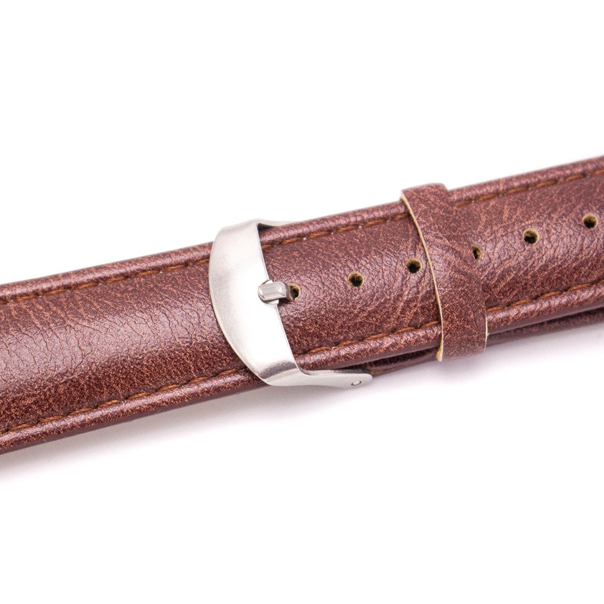 For 20mm PU Leather Watch Strap SE-08