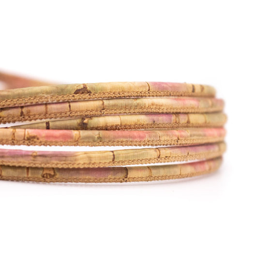 10 meters of Burn Style 3mm Round Cork Cord COR-482