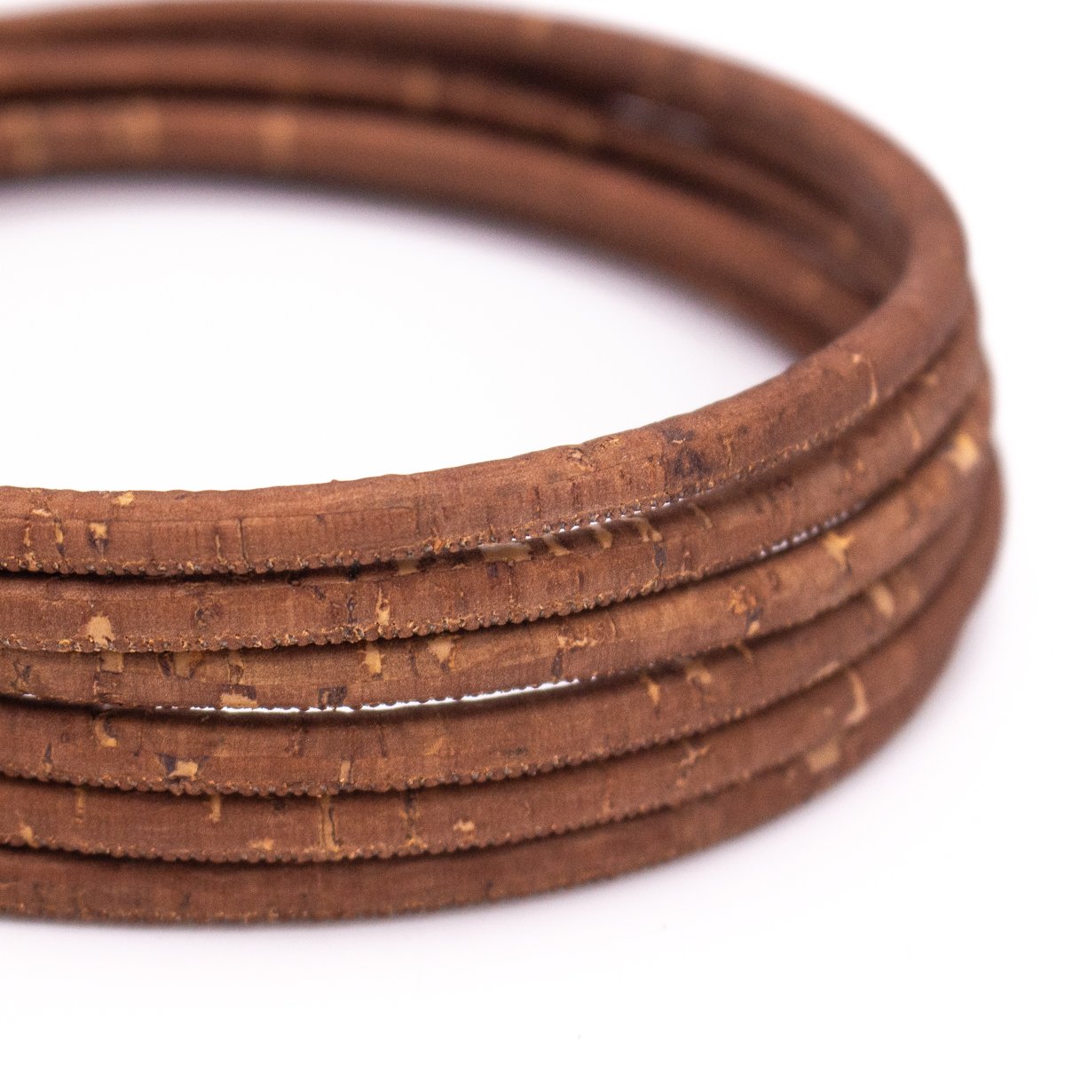 DIY Brown light 5mm round Cork Cord | THE CORK COLLECTION