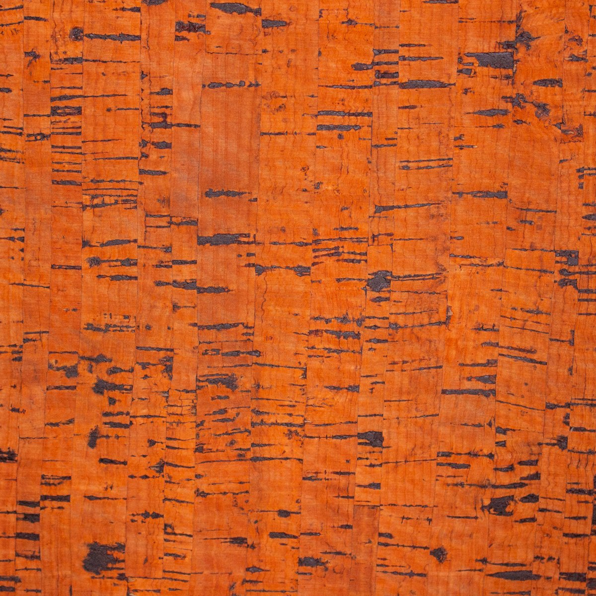 Feuille Textile Orange Tissu de Liège Portugais - Agglomérat Noir COF-184