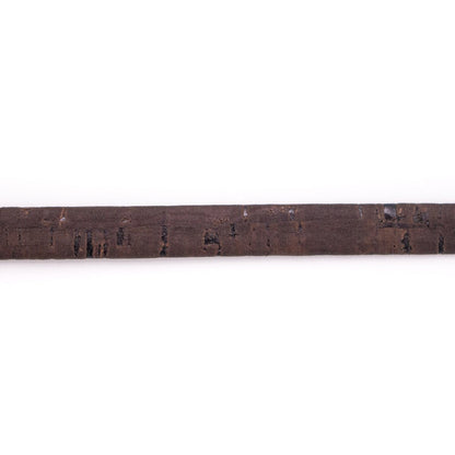 10Meters dark brown 8mm flat cork cord  COR-492