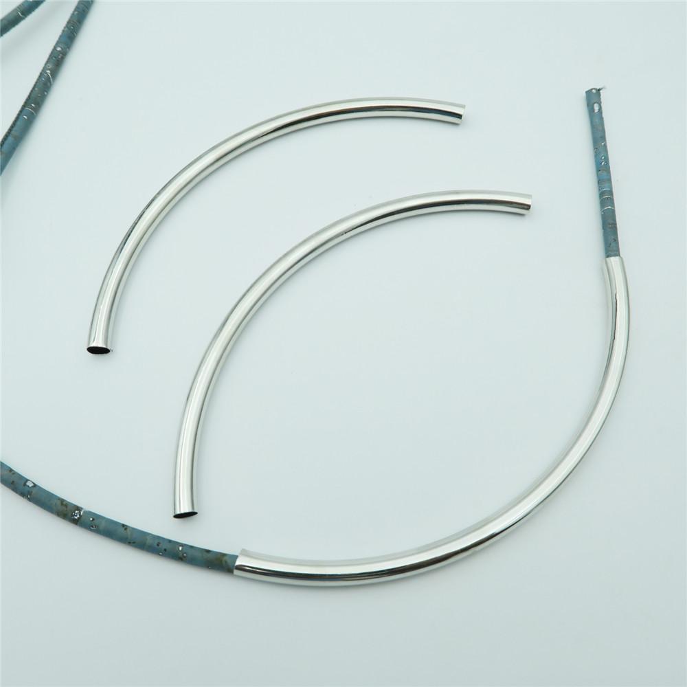10Pcs for 3mm round silver tube, jewelry supplies jewelry finding D-5-3-29