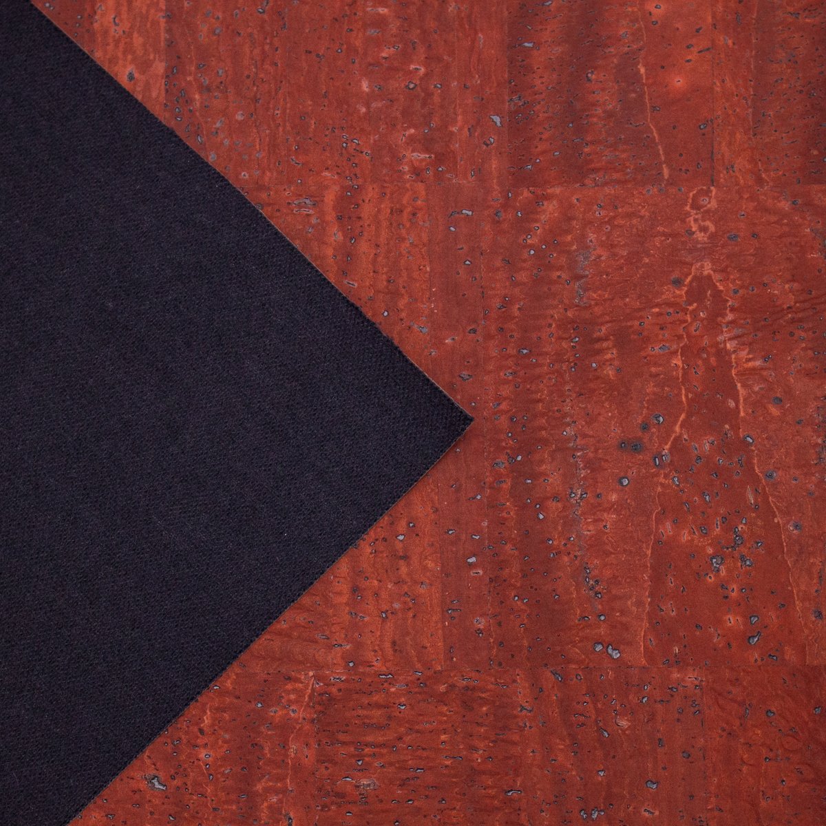 Dark red Portuguese Cork Fabric COF-155