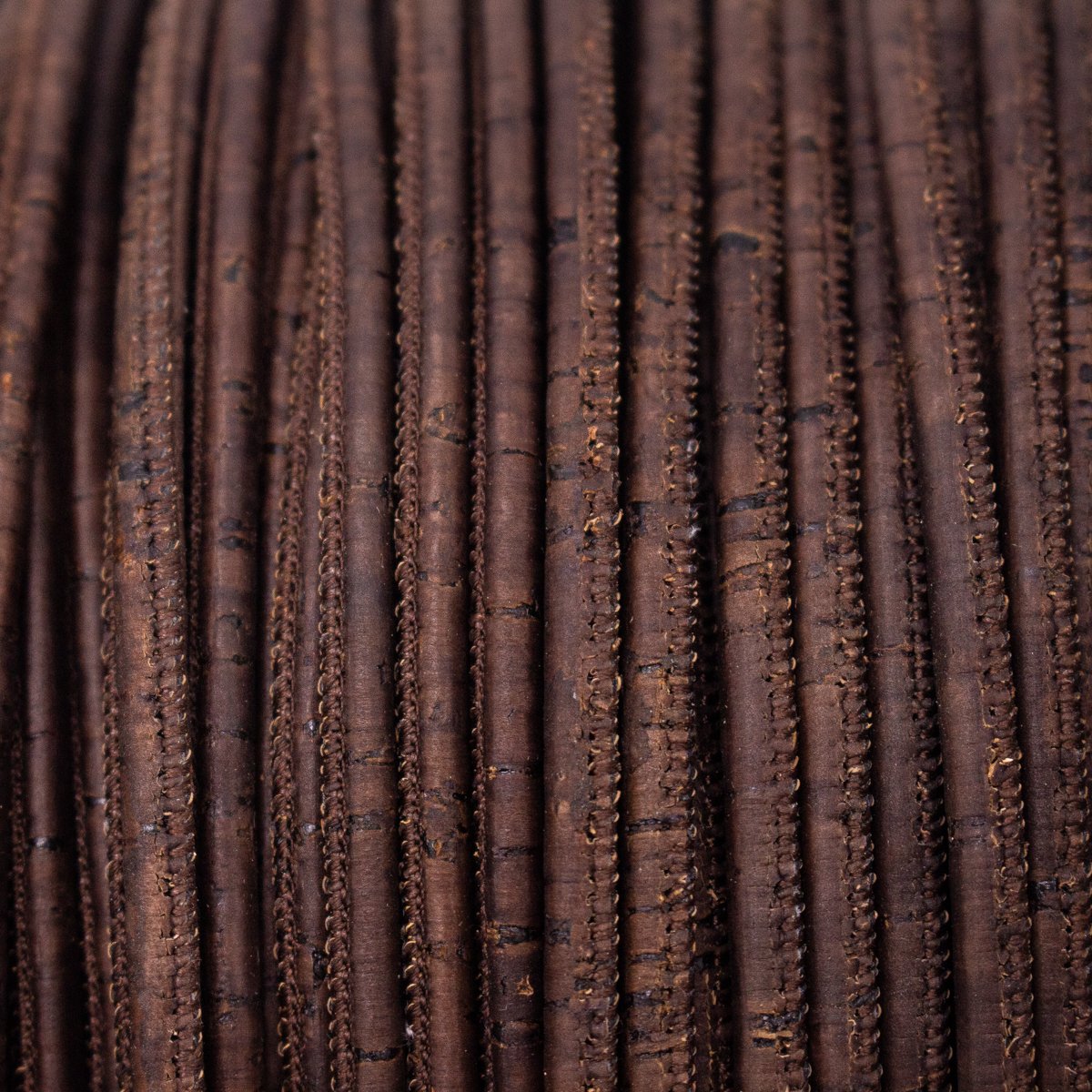 10meter Dark brown 4mm round cork cord COR-581