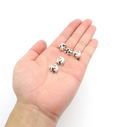 20 Pcs for 5mm round leather Antique Silver Anchor beads jewelry supplies jewelry finding D-5-5-10