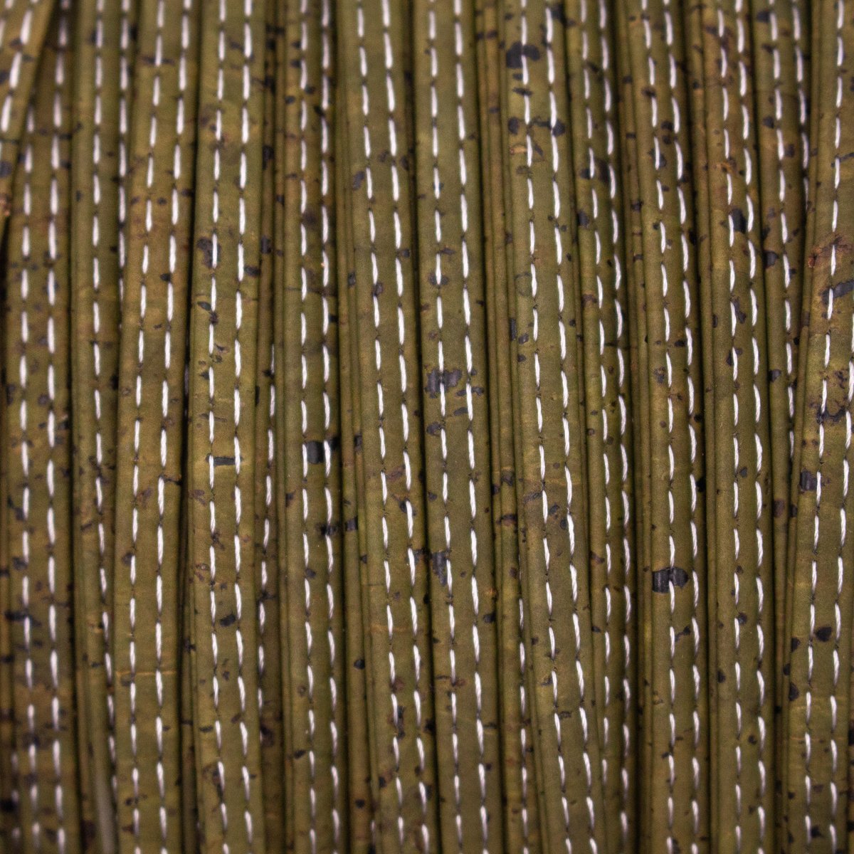 10 mètres de cordon plat en liège vert de 5 mm COR-574 