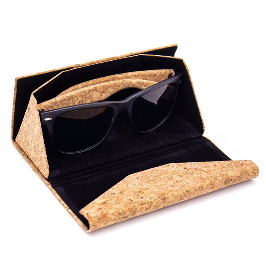 Cork Glasses Case Lined with Vegan Leather L-500