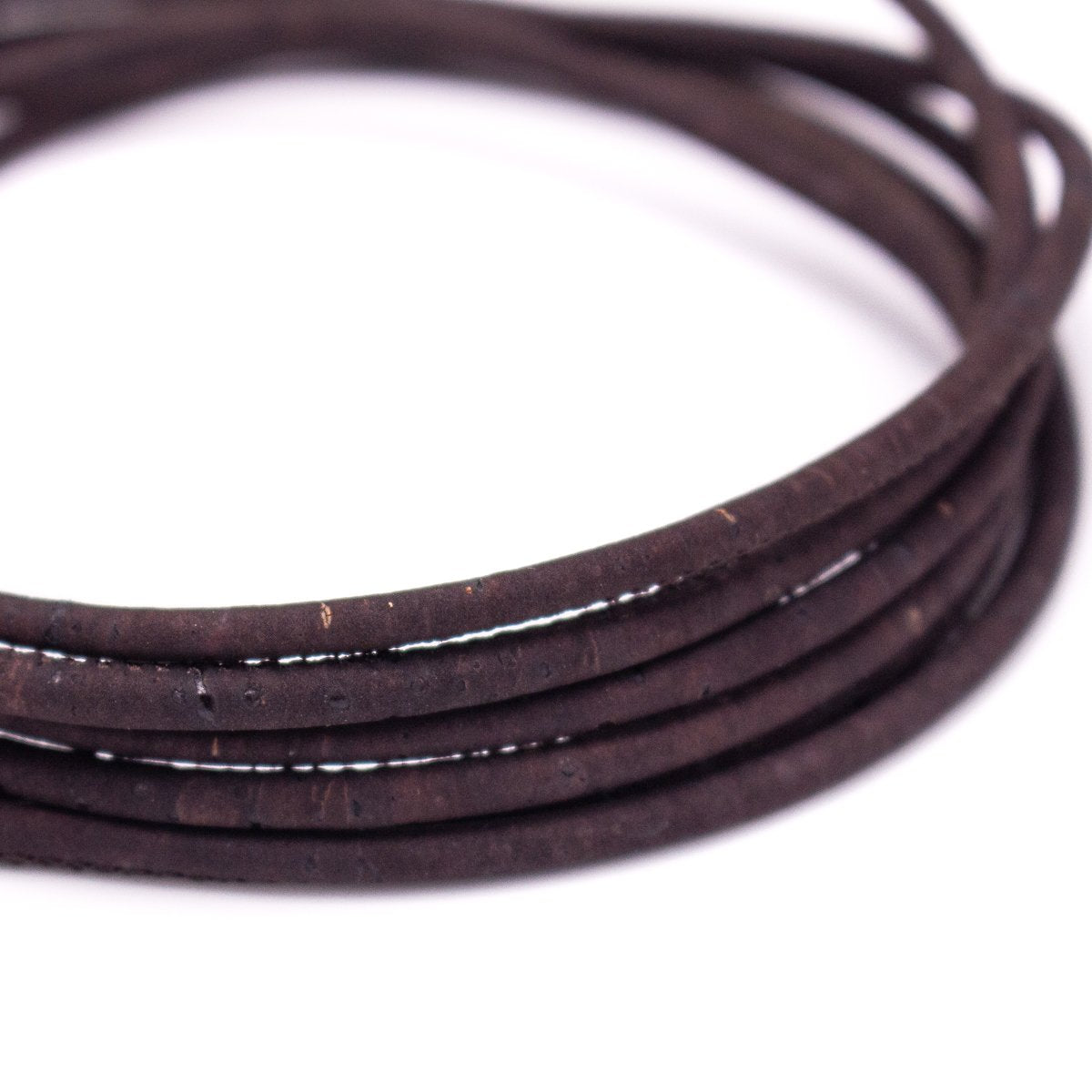 Natural Brown 3mm Round DIY Cork Cord 10 meter | THE CORK COLLECTION