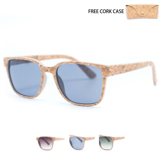 Men's Natural Cork Vegan Sunglasses | THE CORK COLLECTION