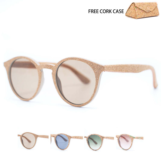 Women's Natural Cork Vegan Sunglasses | THE CORK COLLECTION