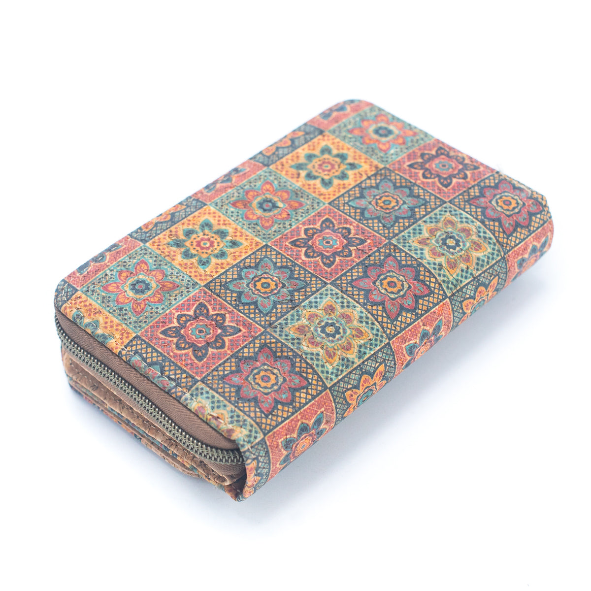 Patterned Natural Cork Women's Vegan Wallet | THE CORK COLLECTION