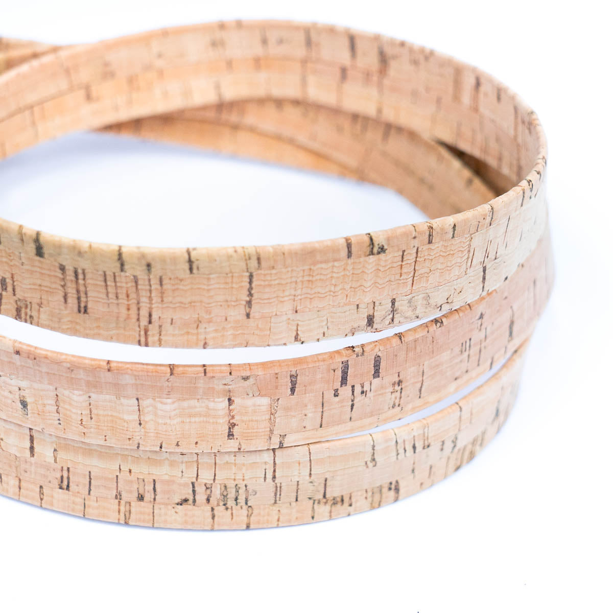 5 meters of 25mm Flat Cork Cord for Jewelry COR-387-A
