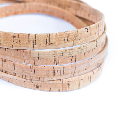 10 meters of 15mm Flat Cork Cord for Jewelry COR-340
