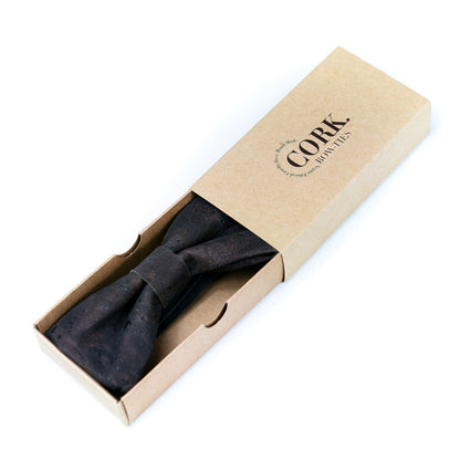 Stylish Cork Bowties w/ Box L-577