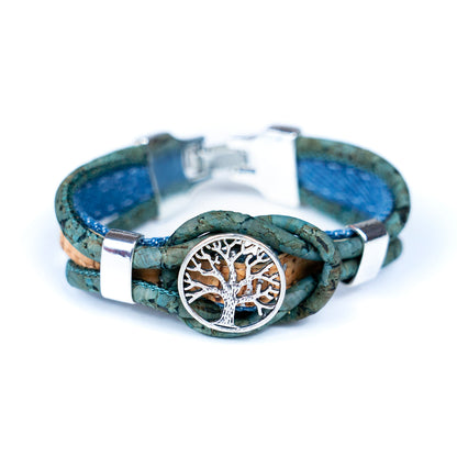 Handmade Colorful Cork Bracelet for Women BR-452-MIX-5