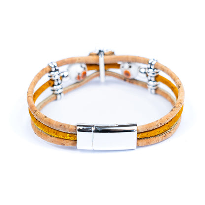 Handmade Colorful Cork Bracelet for Women BR-108-MIX-5-new