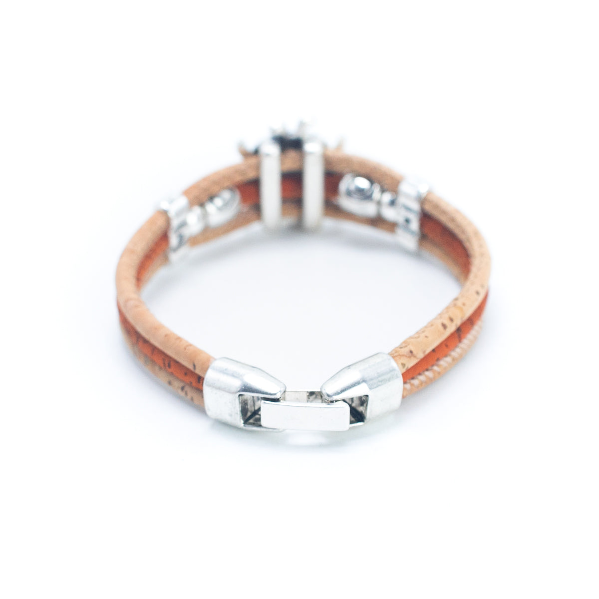 Natural Cork w/ Beetle Accessories Handmade Bracelet BR-300-MIX-5
