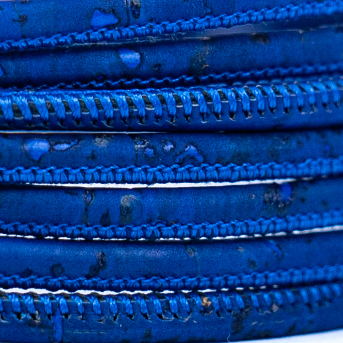 10 meters of 3MM Round Blue Cork Cord COR-631