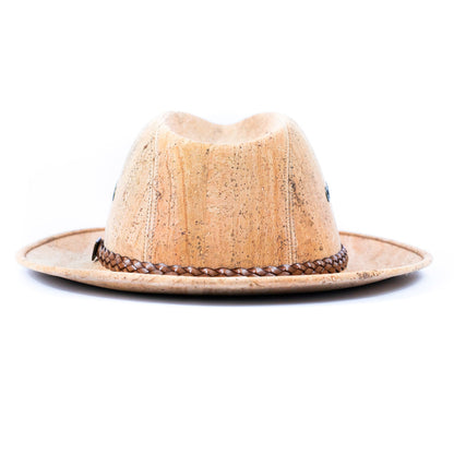 Natural & Tobacco-Toned Cork Cowboy Hat | THE CORK COLLECTION