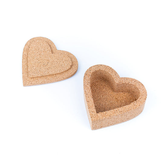 Heart shaped Versatile Cork Keepsake Box | THE CORK COLLECTION
