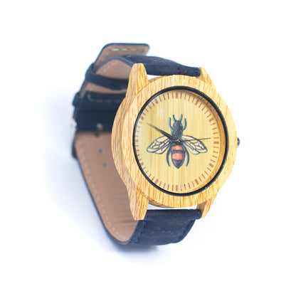 Unisex Watch w/ Two Color Cork Strap | THE CORK COLLECTION