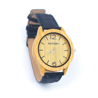 Unisex Cork Fashion Watch Set w/ Two Color Watch Straps | THE CORK COLLECTION