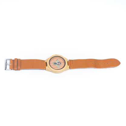 Bee Ladies Quartz Watch Leather Strap | THE CORK COLLECTION