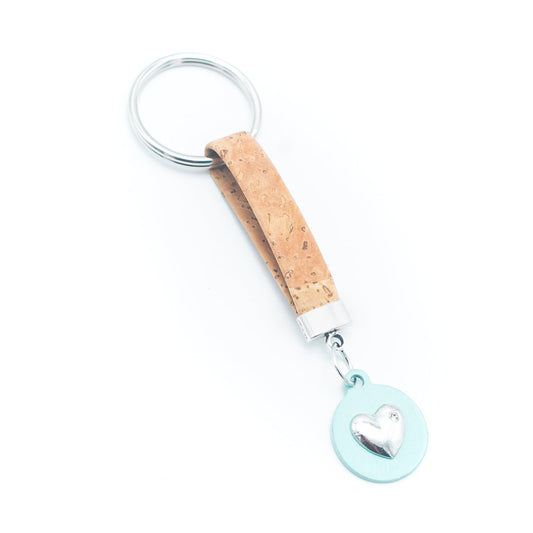 cork handmade keychain  I-017-10