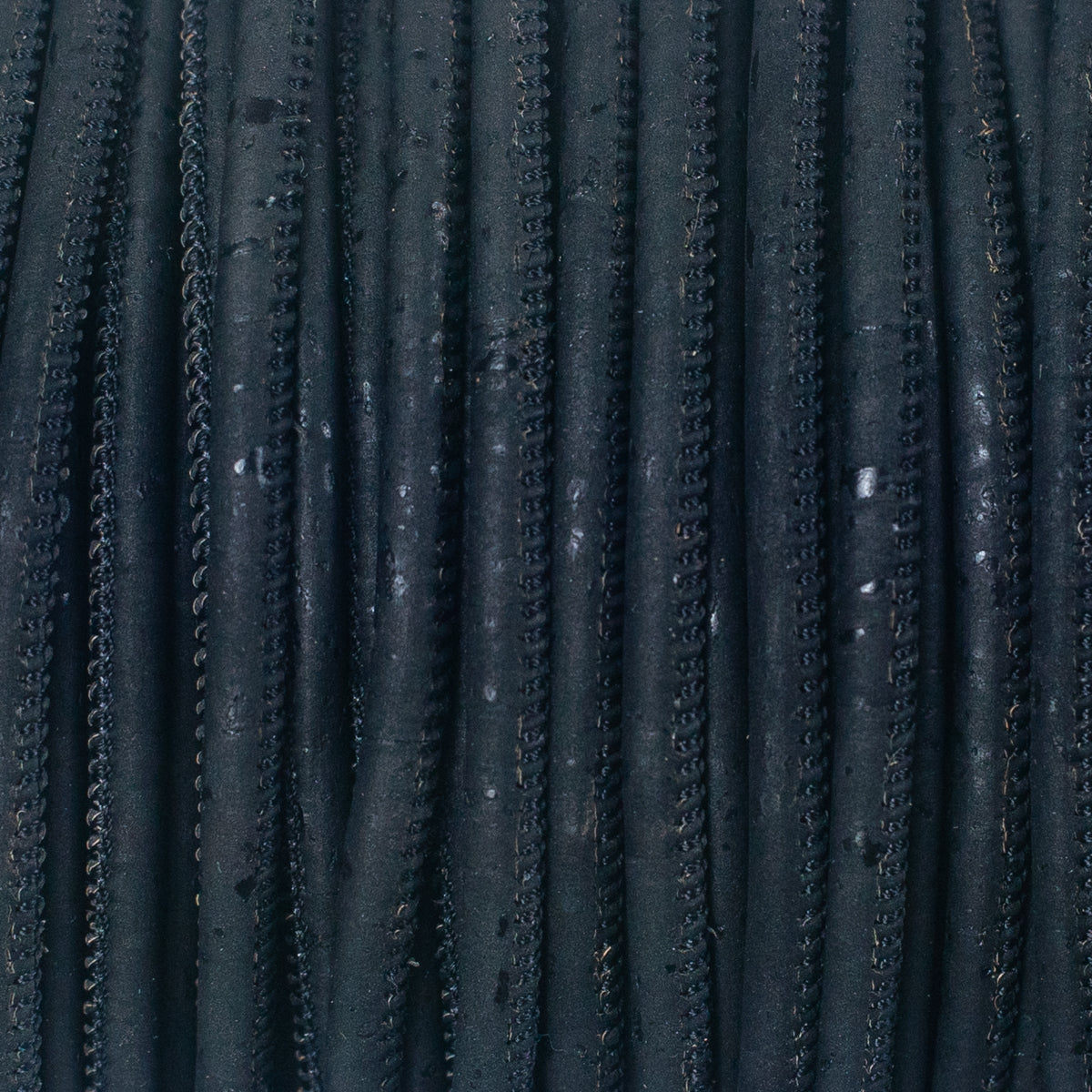 10 mètres de cordon en liège noir 5mm ficelle ronde COR-201 