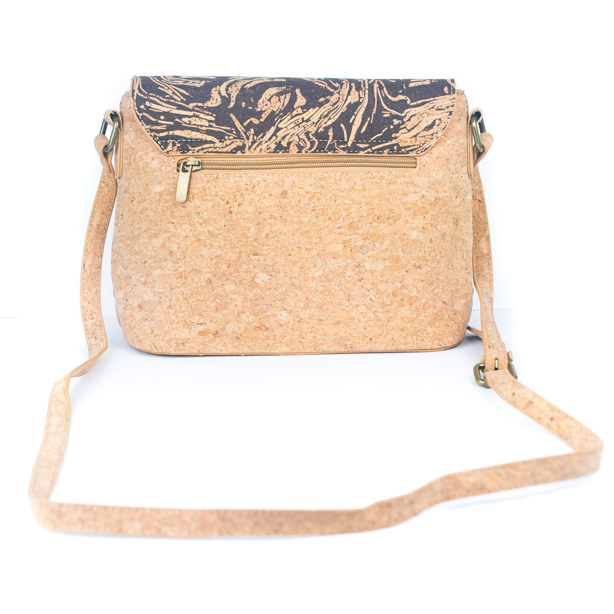 Cork & Coffee Bean Fusion Unisex Crossbody Bag | THE CORK COLLECTION